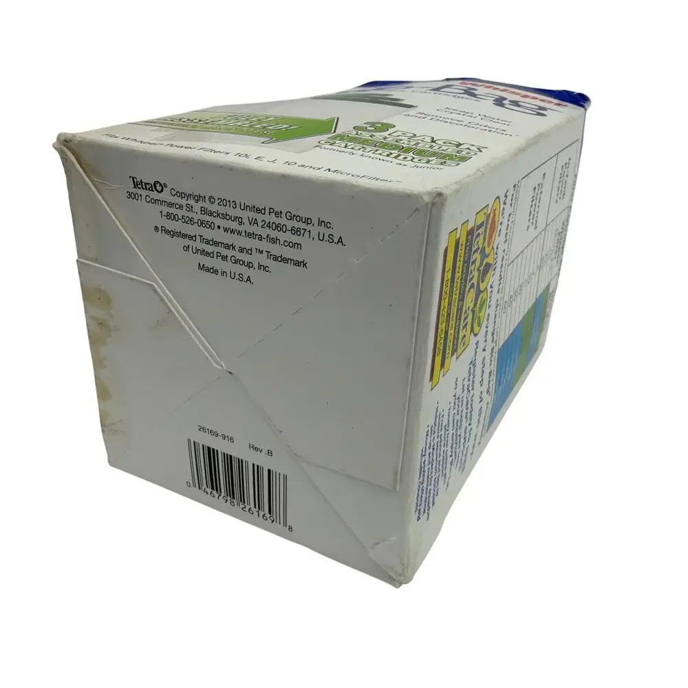 Tetra Whisper Bio-Bag Medium Filter Cartridges 3-Pack AQ-26169